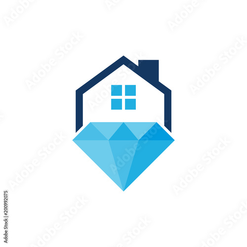 Diamond House Logo Icon Design