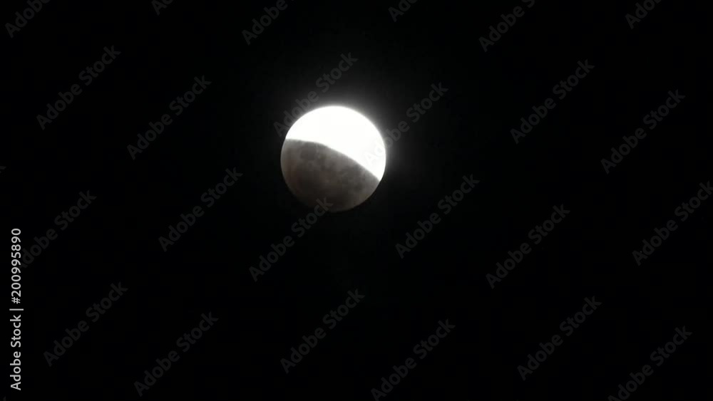 movement of partial lunar eclipse at night movement of partial lunar eclipse at night