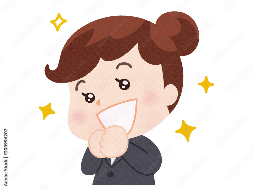 満面の笑みで喜ぶスーツの女性 Stock イラスト Adobe Stock 満面の笑みで喜ぶスーツの女性 Stock イラスト Adobe Stock
