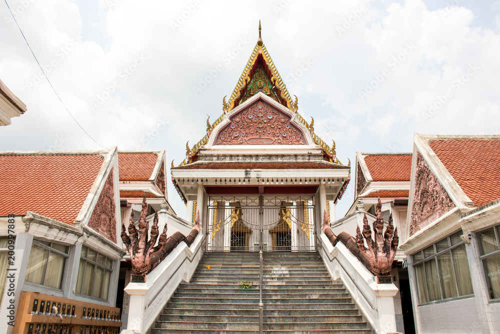 An old traditional Thai temple.