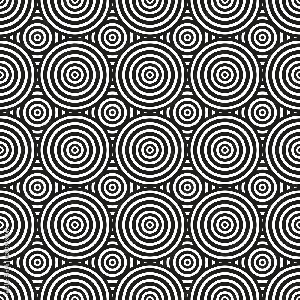 Seamless texture. Universal pattern. Abstract geometric wallpaper. Geometric hypnotic background. Abstract wallpaper of the surface. Pattern for polygraphy, posters, t-shirts and textiles. Doodle Seamless texture. Universal pattern. Abstract geometric wallpaper. Geometric hypnotic background. Abstract wallpaper of the surface. Pattern for polygraphy, posters, t-shirts and textiles. Doodle