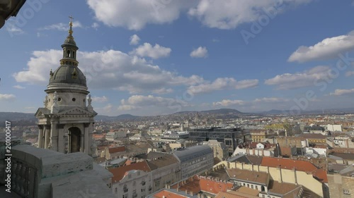 Wallpaper Mural Budapest cityscape from St Stephen's Basilica Torontodigital.ca