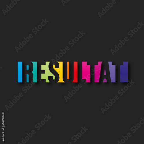 mot "résultat"