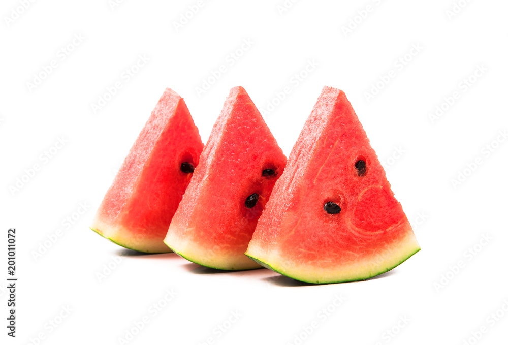 Watermelon isolated on white background. Watermelon isolated on white background.