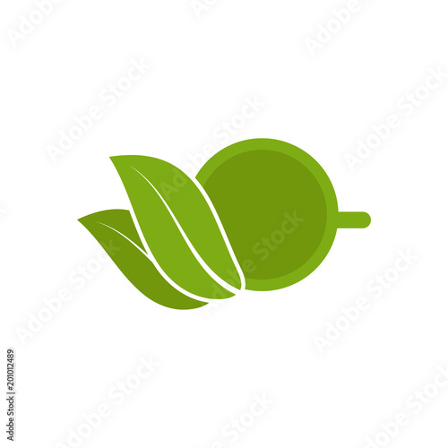 Green Drink Logo Vector Template Design Illustration