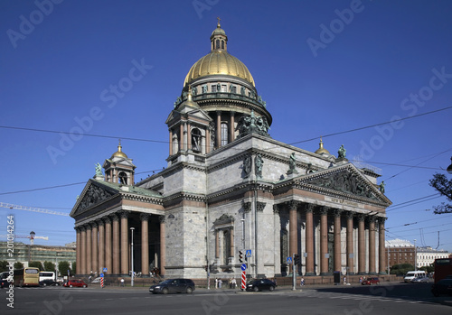 Cathedral of Saint Isaac (Isaakievskiy Sobor) in Saint Petersburg. Russia © Andrey Shevchenko