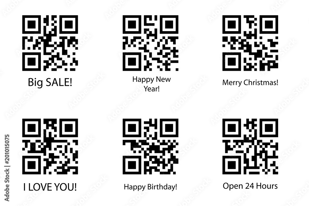 Set of qr code,codes template with inscription Set of qr code,codes template with inscription