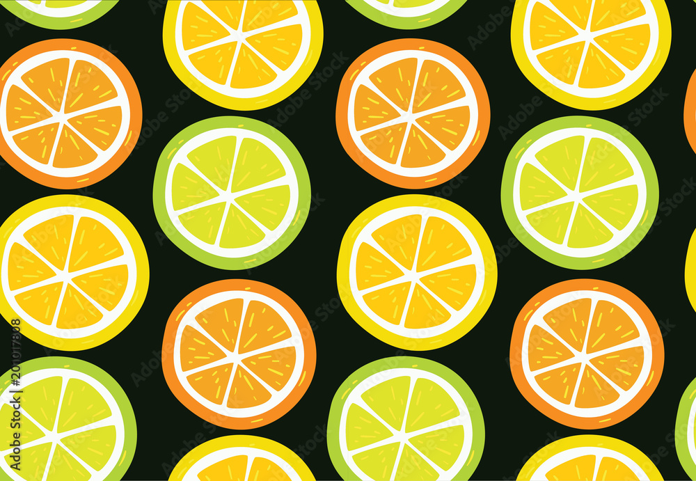 Citrus vector pattern