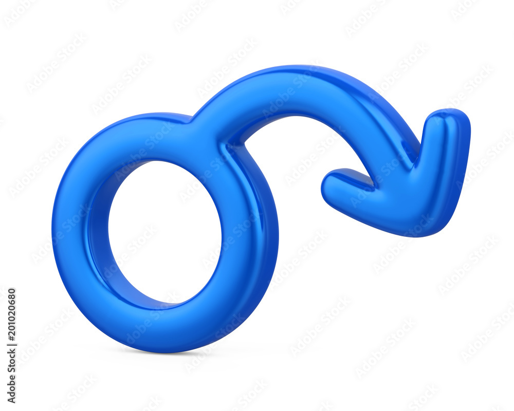 Erectile Dysfunction Male Symbol Isolated Erectile Dysfunction Male Symbol Isolated