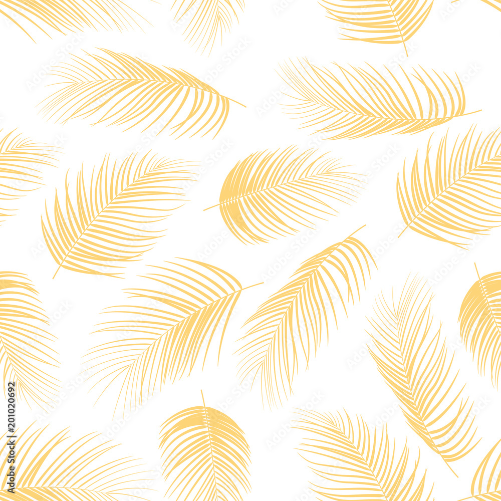 Seamless pattern with palm leaves background Seamless pattern with palm leaves background