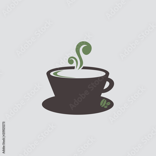 Coffee cup icon  logo template