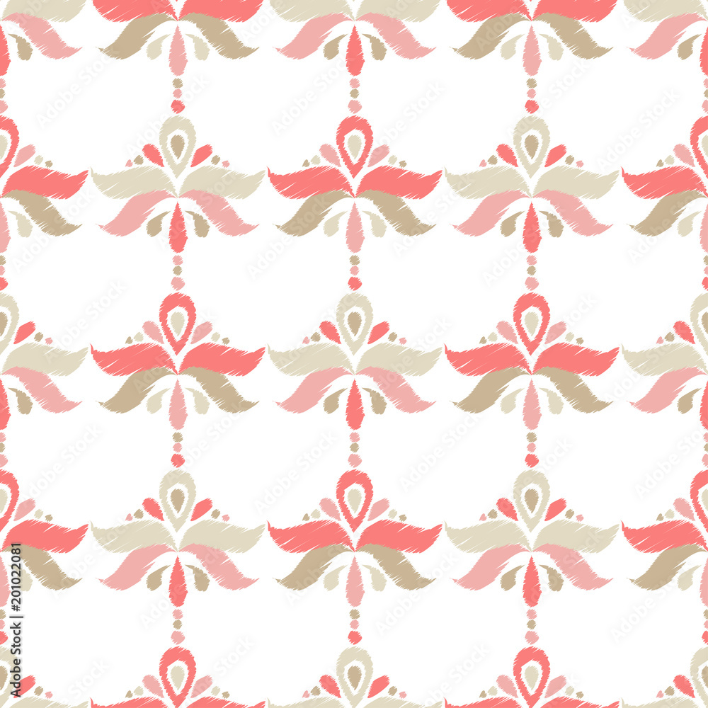 Ethnic boho seamless pattern. Traditional ornament. Geometric background. Folk motif. Textile rapport.