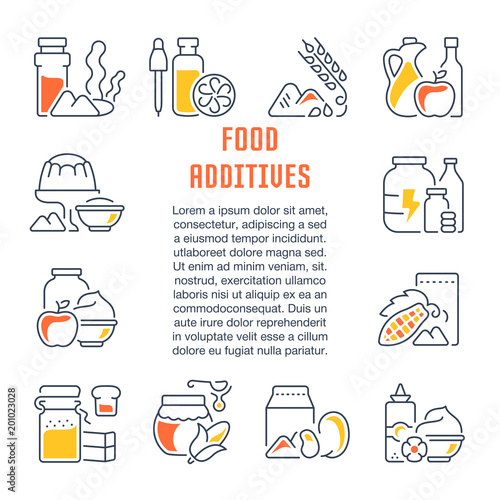 Website Banner and Landing Page of Food Additives.