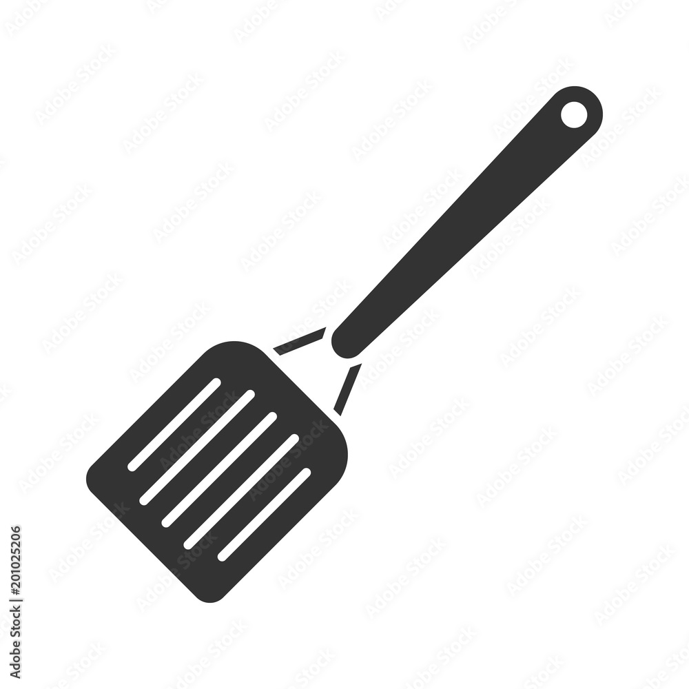 Kitchen spatula glyph icon Kitchen spatula glyph icon