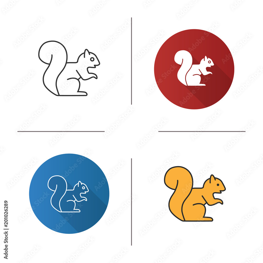 Fototapeta premium Squirrel icon
