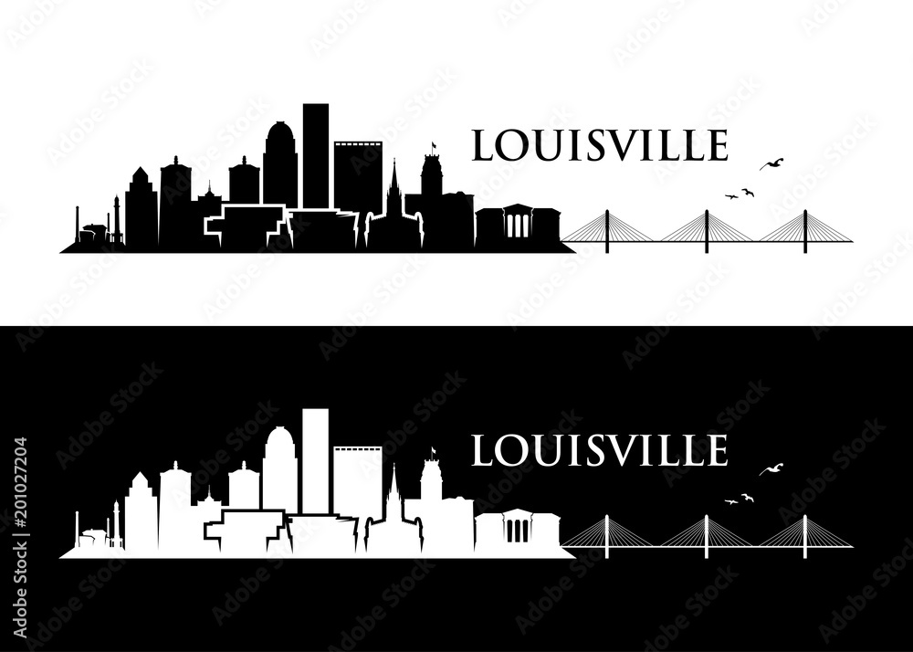 Fototapeta premium Louisville skyline - Kentucky