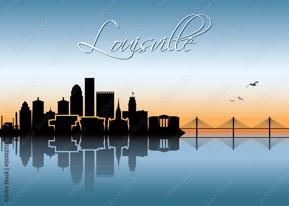 Fototapeta premium Louisville skyline - Kentucky