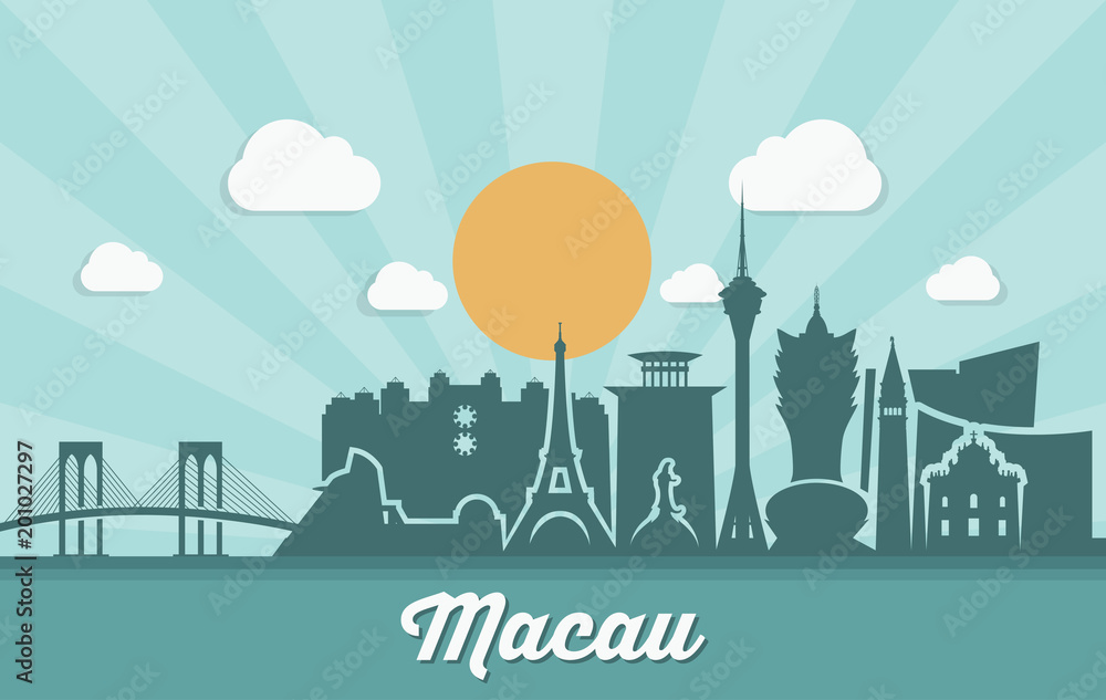 Macau skyline 
