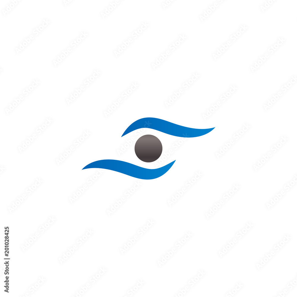 Eye logo icon design template vector Eye logo icon design template vector