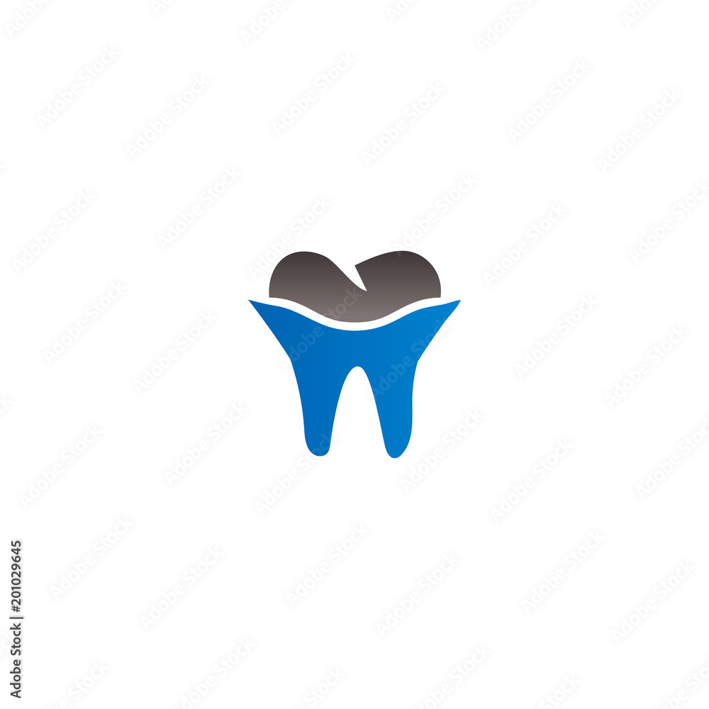Simple tooth logo icon design template vector Simple tooth logo icon design template vector