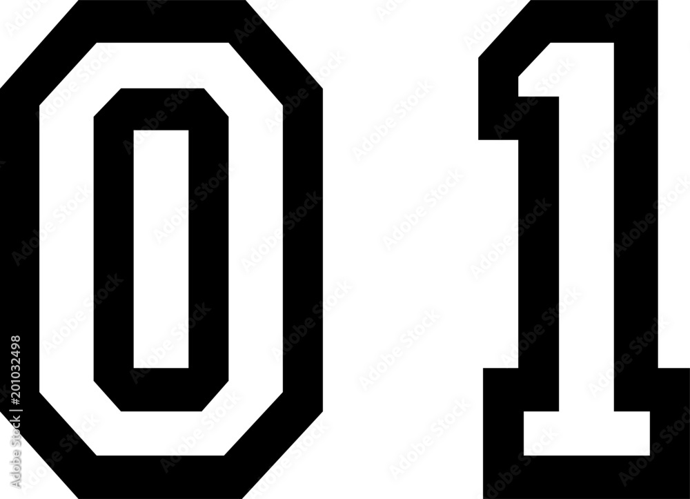 Number Zero One Number Zero One