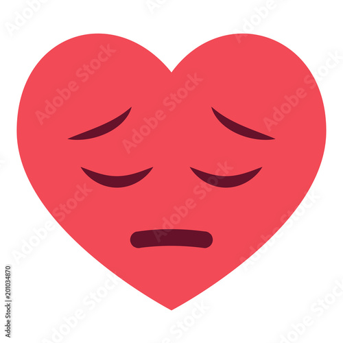 Herz Emoji bedauernd