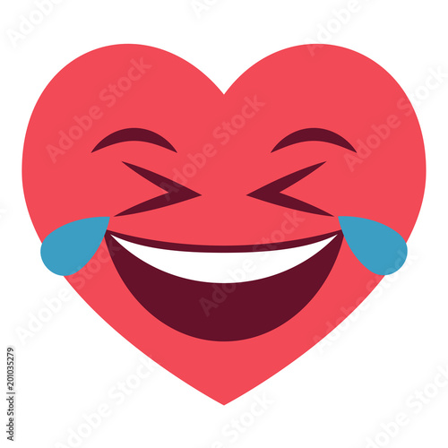 Herz Emoji - Tränen lachend