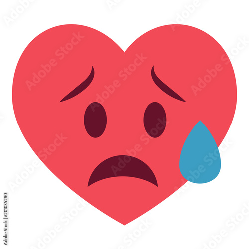 Herz Emoji traurig