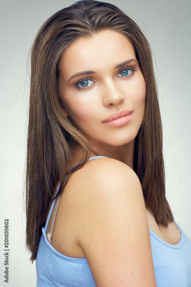 Sexy girl close up face portrait. Sexy girl close up face portrait.