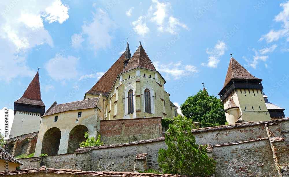Romania, the fortified church of Biertan, Transylvania