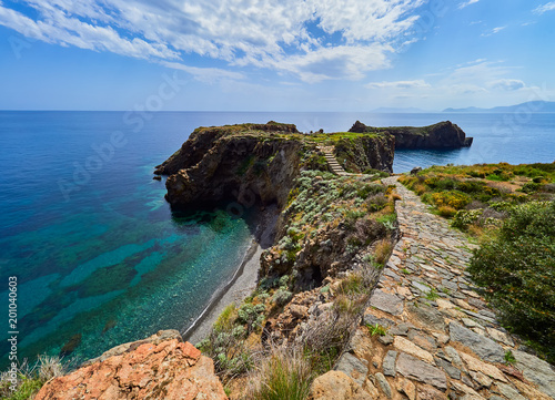 Panarea island Prehistoric Village, Aeolian islands, Sicily, Italy
