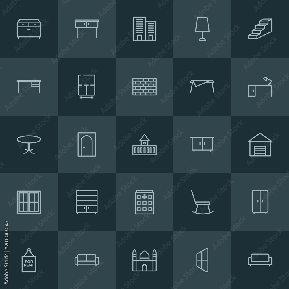 Modern Simple Set of buildings, furniture Vector outline Icons. ..Contains such Icons as architecture, drawer, building, mosque, cabinet and more on dark background. Fully Editable. Pixel Perfect. Modern Simple Set of buildings, furniture Vector outline Icons. ..Contains such Icons as architecture, drawer, building, mosque, cabinet and more on dark background. Fully Editable. Pixel Perfect.