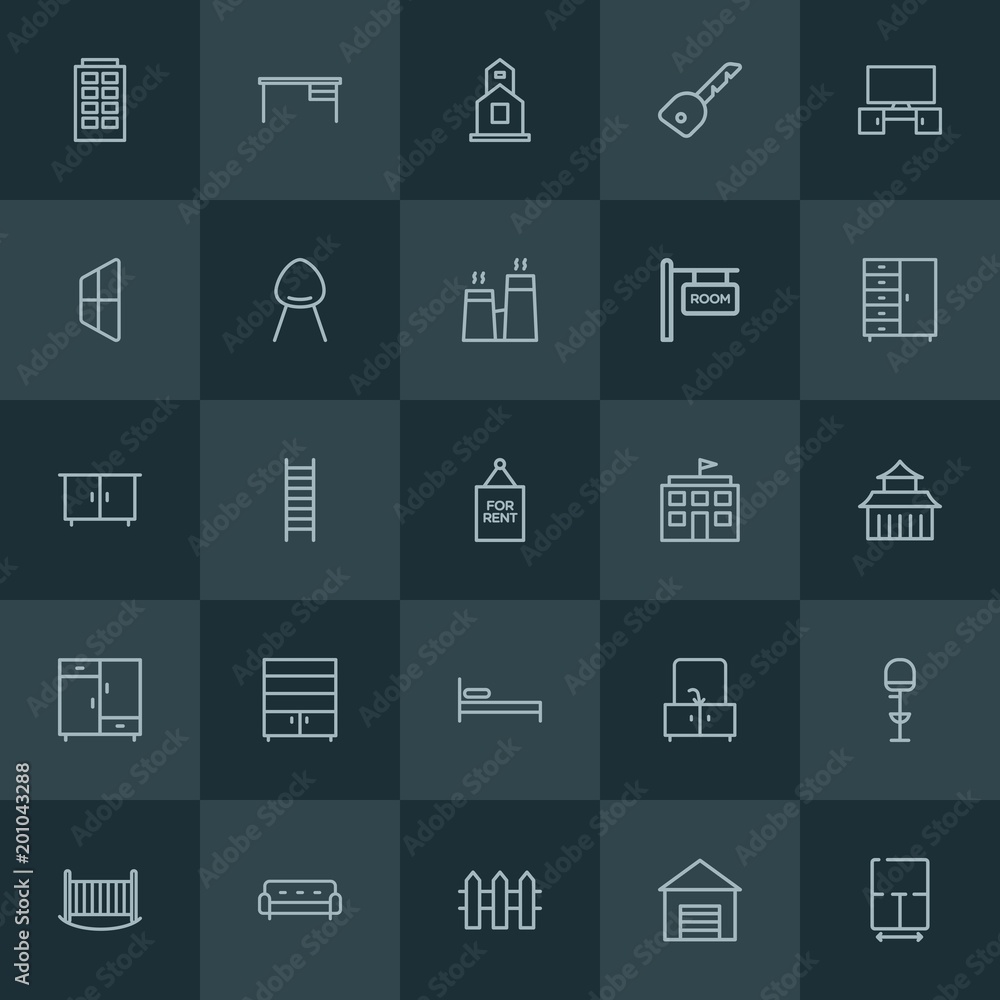 Modern Simple Set of buildings, furniture Vector outline Icons. ..Contains such Icons as protection, architecture, christian, baby, plan and more on dark background. Fully Editable. Pixel Perfect. Modern Simple Set of buildings, furniture Vector outline Icons. ..Contains such Icons as protection, architecture, christian, baby, plan and more on dark background. Fully Editable. Pixel Perfect.