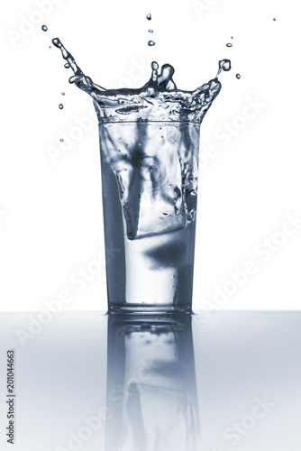 Water Splash in A Glass