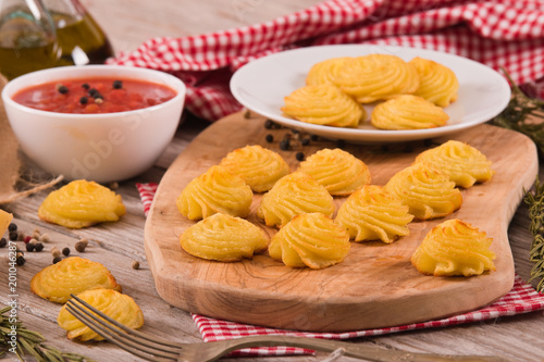 Slika na platnu Duchess potatoes.