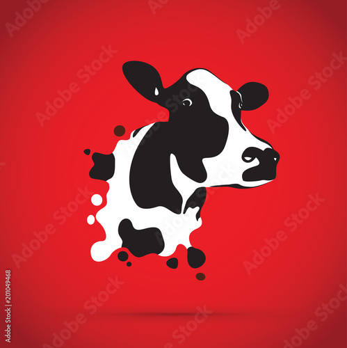 abstract cow head