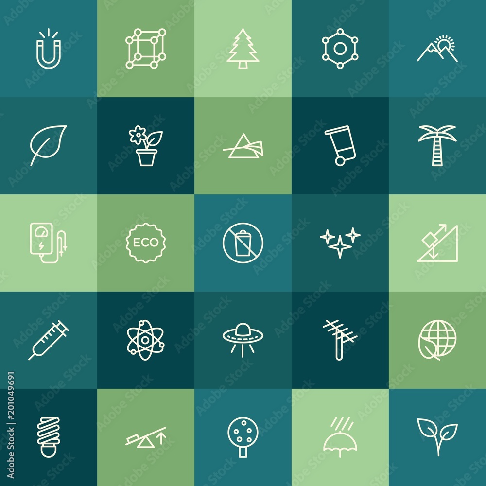 Modern Simple Set of health, science, nature Vector outline Icons. ..Contains such Icons as tree, electricity, wood, summer, molecule and more on green background. Fully Editable. Pixel Perfect. Modern Simple Set of health, science, nature Vector outline Icons. ..Contains such Icons as tree, electricity, wood, summer, molecule and more on green background. Fully Editable. Pixel Perfect.