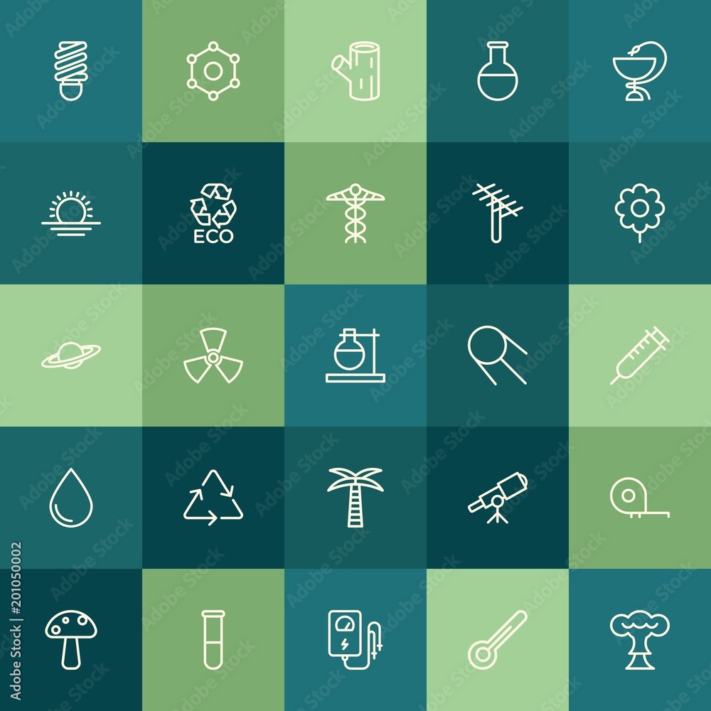 Modern Simple Set of health, science, nature Vector outline Icons. ..Contains such Icons as color, wood, fresh, chemical, wooden, lab and more on green background. Fully Editable. Pixel Perfect. Modern Simple Set of health, science, nature Vector outline Icons. ..Contains such Icons as color, wood, fresh, chemical, wooden, lab and more on green background. Fully Editable. Pixel Perfect.