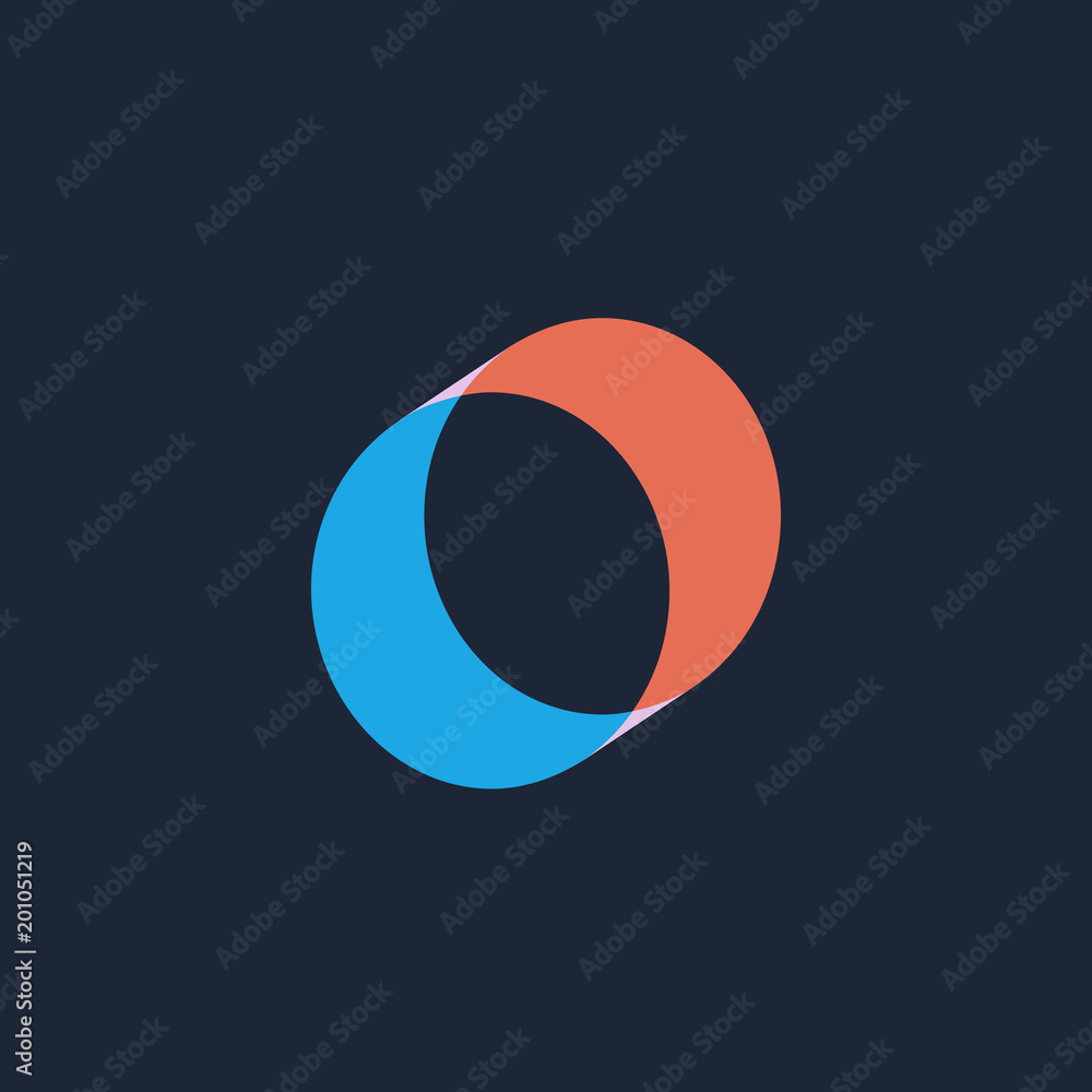 Letter O number 0 logo icon design template elements Letter O number 0 logo icon design template elements