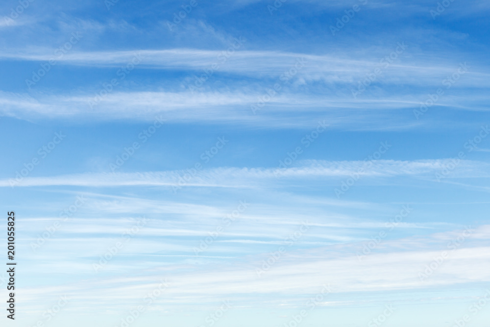 beautiful blue sky with white Cirrus clouds beautiful blue sky with white Cirrus clouds
