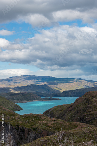 Glacier Lake Nestled in Patagonia 