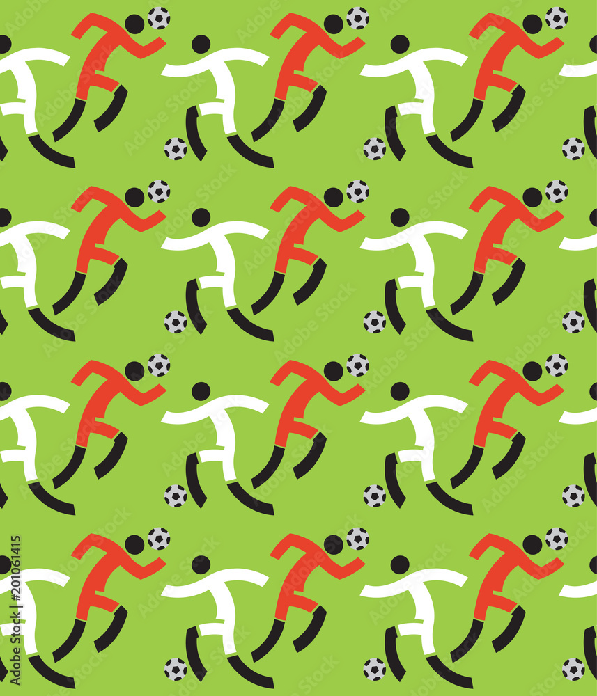 Soccer players decorative background,seamless pattern.
Illustration of Seamless pattern with Soccer players. Vector available. Soccer players decorative background,seamless pattern.
Illustration of Seamless pattern with Soccer players. Vector available.