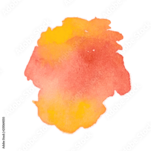 Watercolor blot   bright paint stains     