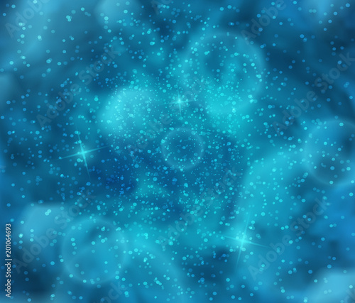 Blurry blue background