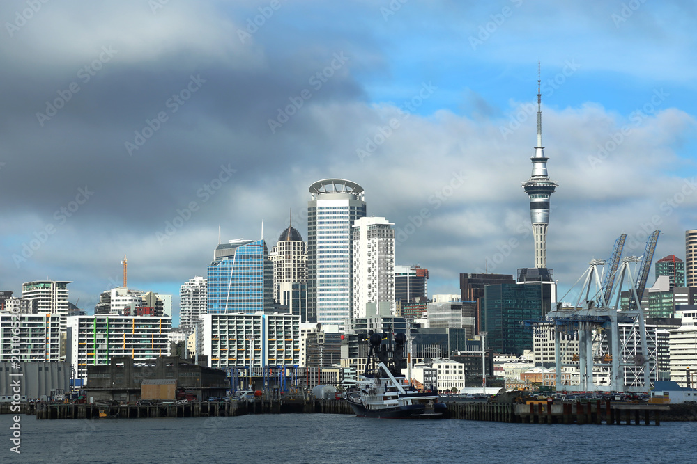 VIew of auckland city in New Zealand