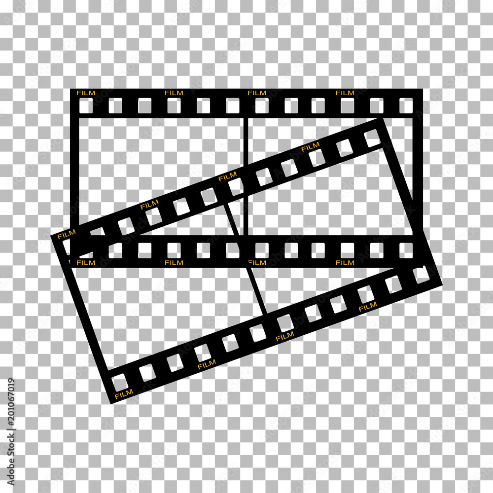 Fototapeta premium Blank film frame stock illustration. Image of frame film vector illustration 