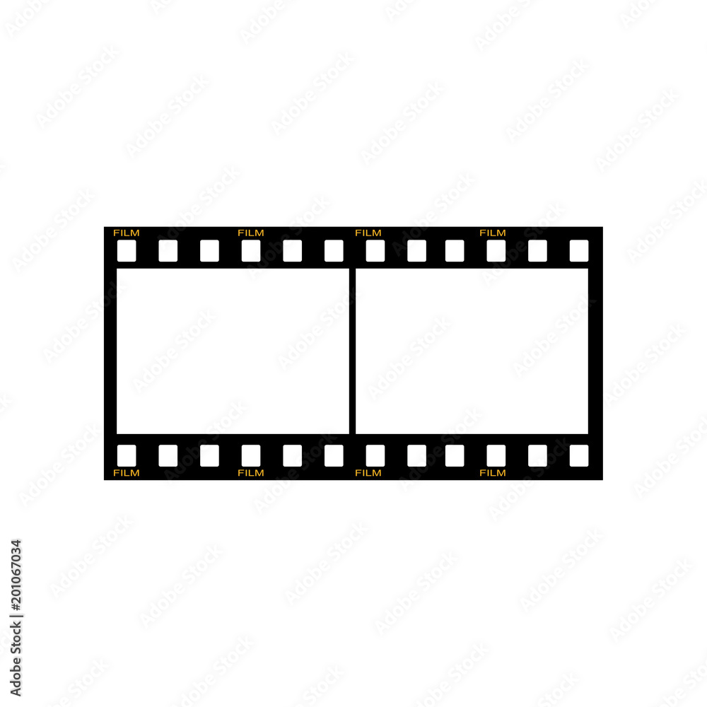 Blank film frame stock illustration. Image of frame film vector illustration
