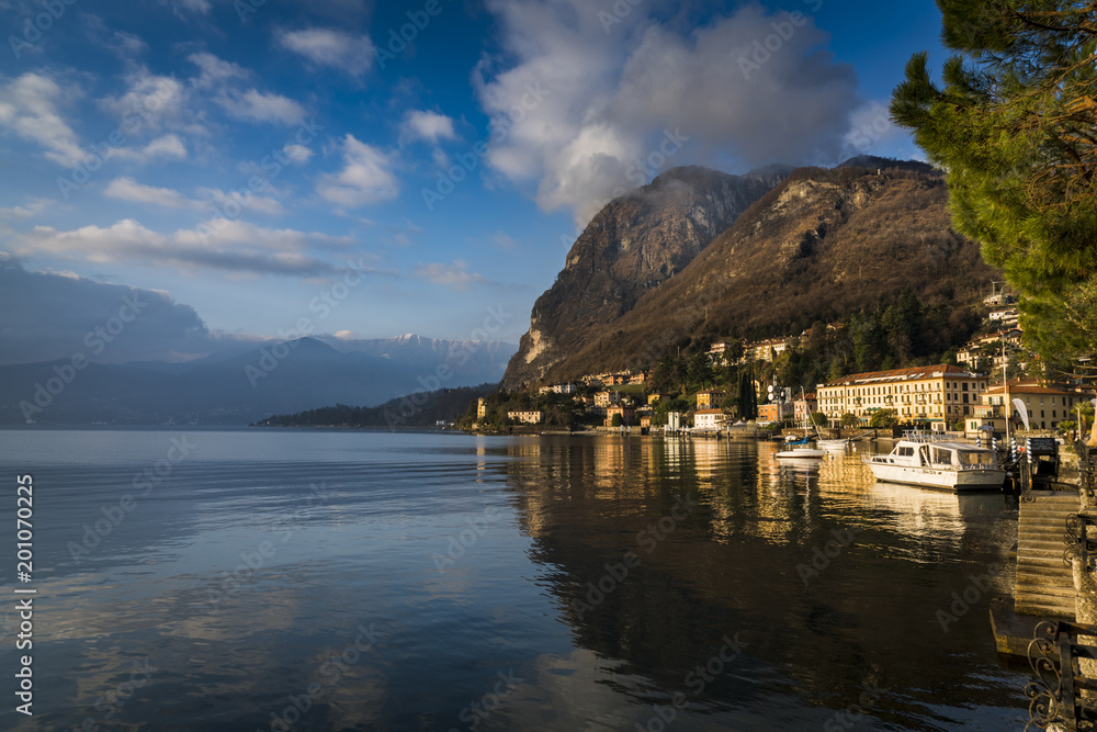 Beautiful morning at Mennagio, Italy, Lake Como