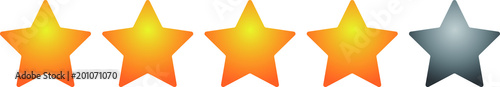 4 star rating bar