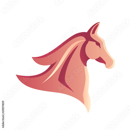 Horse head Logo Vector